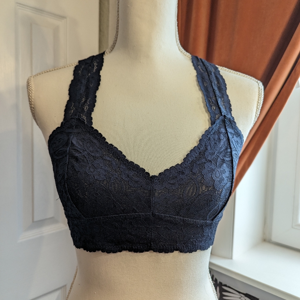 NWT Free People navy bralette - Picture 3 of 7
